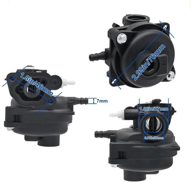 Карбюратор бензокоси для Briggs & Stratton 799583, 590556, 591979, 595656 серії 300E, 450E, 500E 6670 фото
