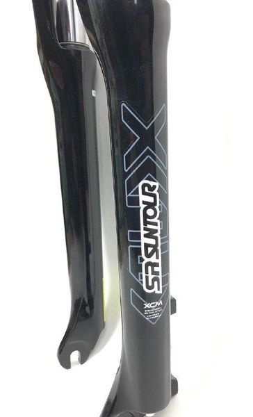 Вилка SR Suntour 26 ХСМ DISK, 1-1/8" *260мм, хід:100мм, чорна 5820 фото