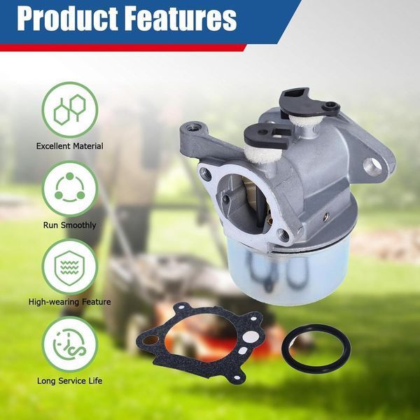 Карбюратор для двигунів Briggs & Stratton 790845 / 799871 / 796707 / 794304 (675&ndash;725EX, 190cc) для газонокосарок Toro, Craftsman 8187 фото