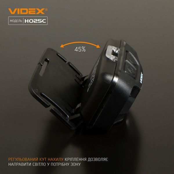 Фонар налобний Videx HO25С 310 max lumens 3592 фото