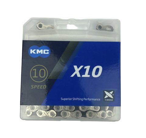 Ланцюг КМС Х10-1 1/2 * 11/128 * 114L сір / чорна, 10 швидкостей 4072 фото