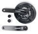 Шатуни вело Shimano FC-M131, 170мм, 42*34*24T, з чорним захистом 3121 фото 1