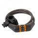Велосипедний замок KB 205 number code Spiral Cable Lock 10 x 185 cm SEKURA 3486 фото 3