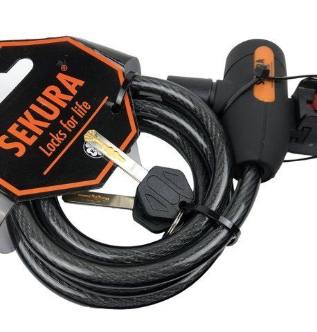 Замок вело KB 202 Spiral Cable Lock 10 x 185 cm SEKURA 3482 фото