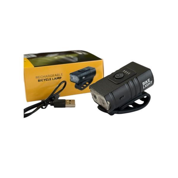 Ліхтар передній алюм. AU224 500LM, акум.1200mAh, USB 7785 фото
