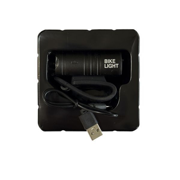 Ліхтар передній алюм. AU224 500LM, акум.1200mAh, USB 7785 фото